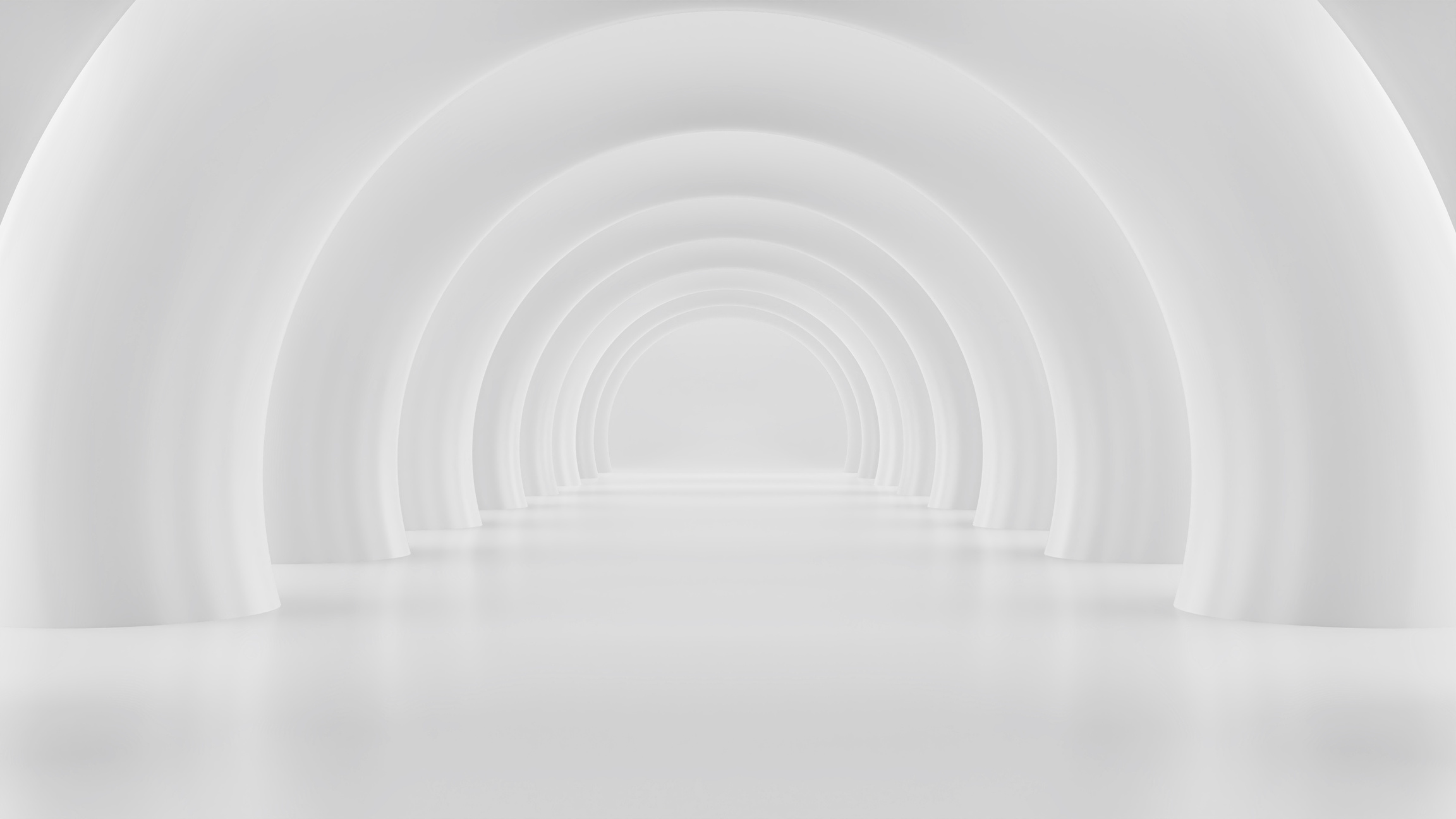White Architectural Circle Background